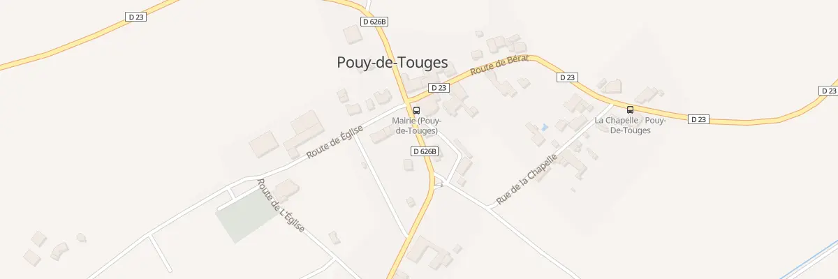 Plan du 8 Le Village à Pouy-de-Touges