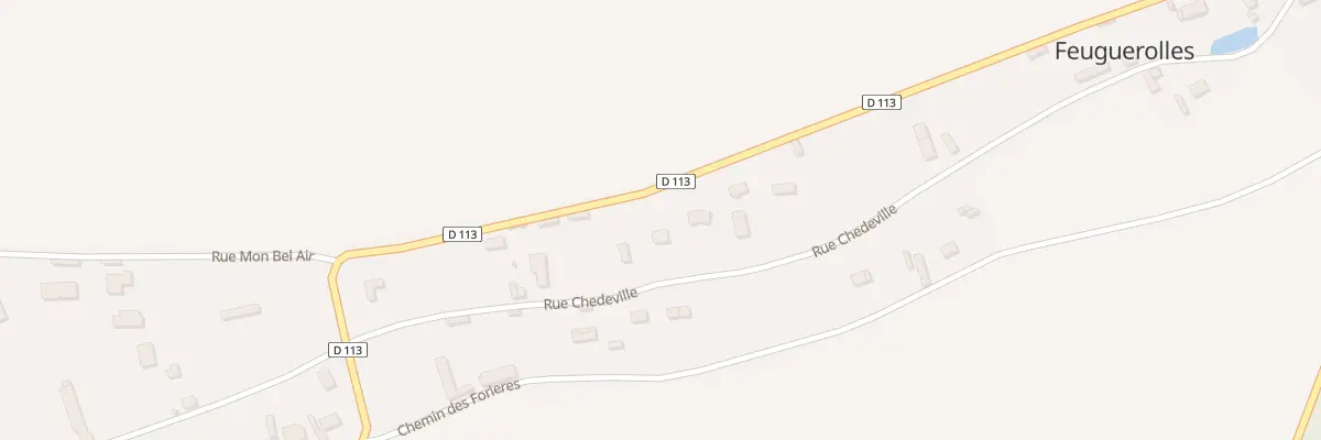 Plan du 24 Rue Chedeville à Feuguerolles