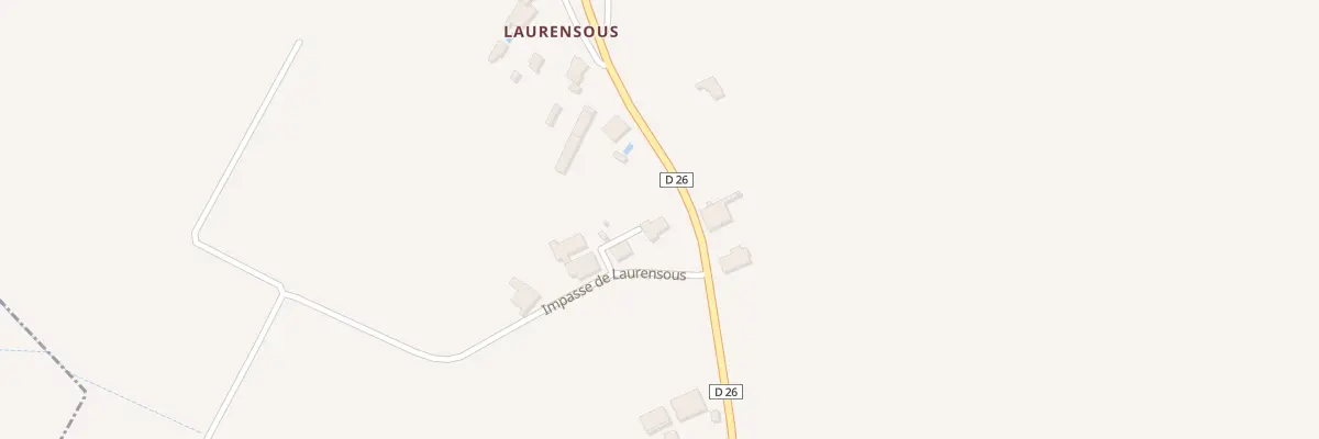 Plan du 60 Imp Laurensous à Castelmayran