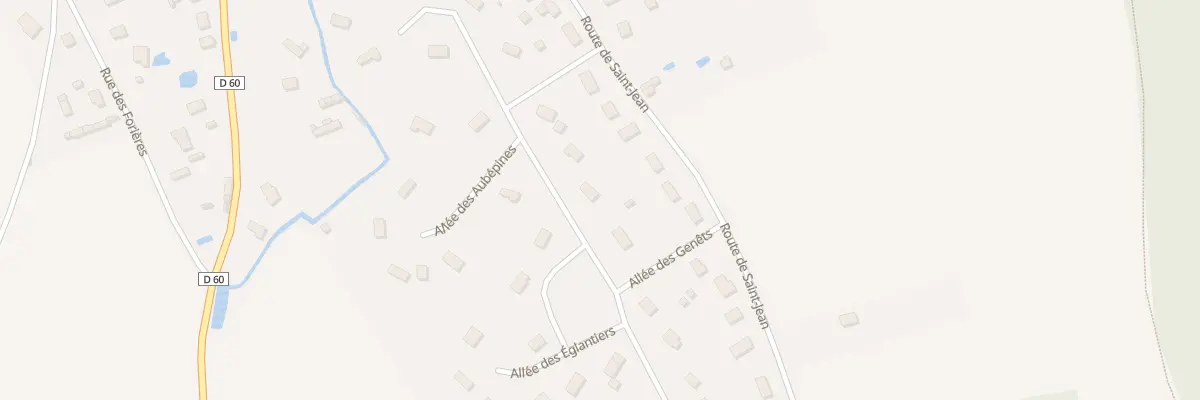 Plan du 13 All des Bosquets à Caugé