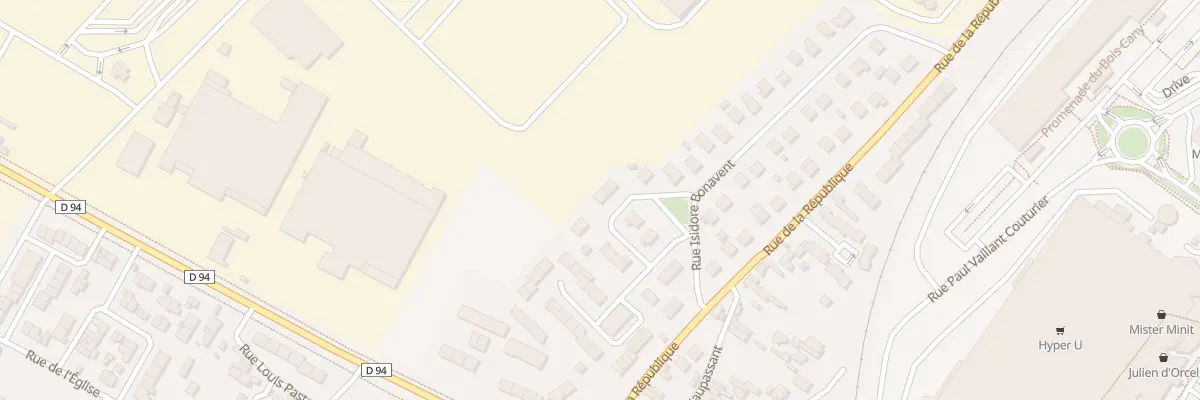 Plan du 6 Rue Francois Arago au Grand-Quevilly