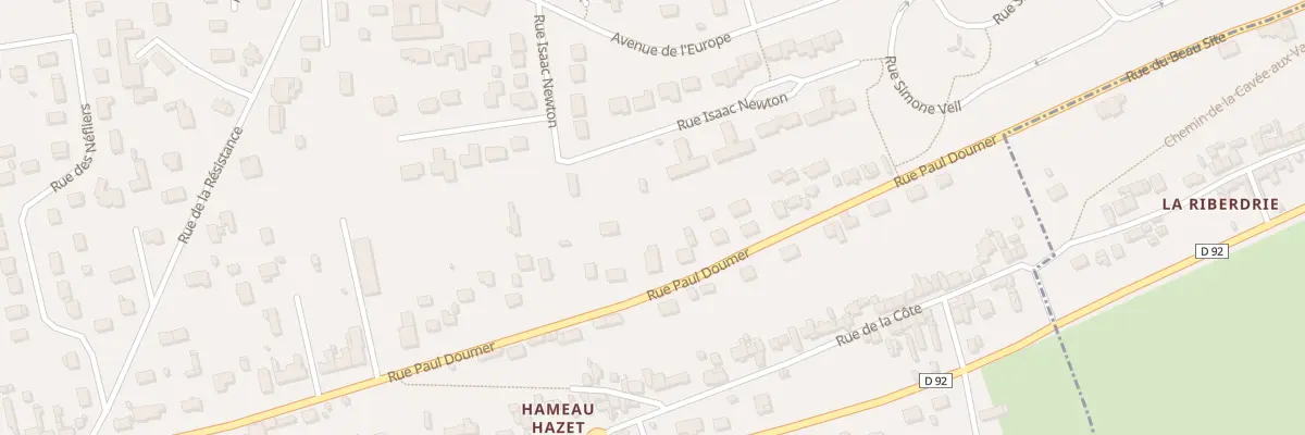 Plan du 4T Rue Paul Doumer à Saint-Aubin-lès-Elbeuf