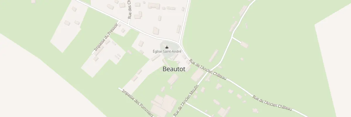 Plan du 14 Rue de l’Ancien Chateau à Beautot