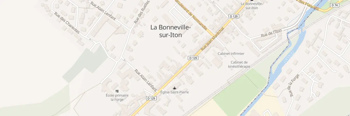 Plan du 38 Rue Jean Maréchal à La Bonneville-sur-Iton