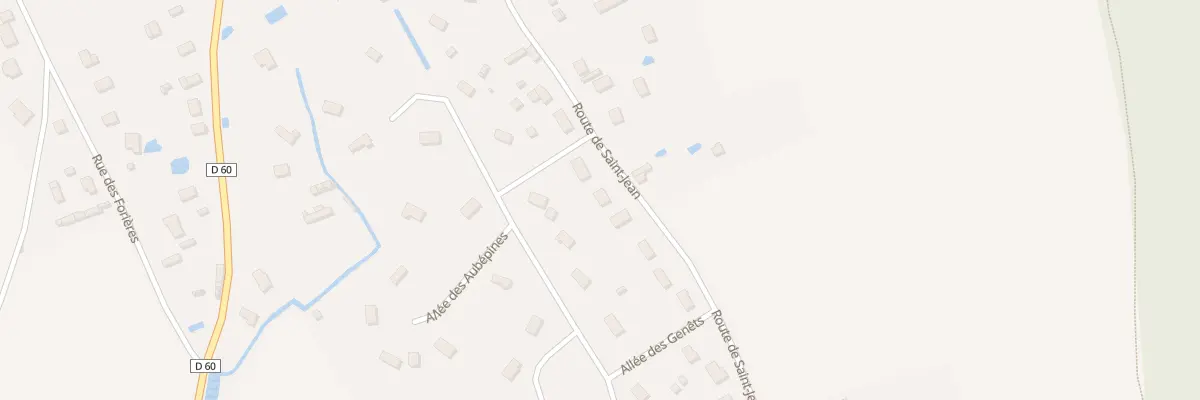 Plan du 34 Rte de St Jean à Caugé