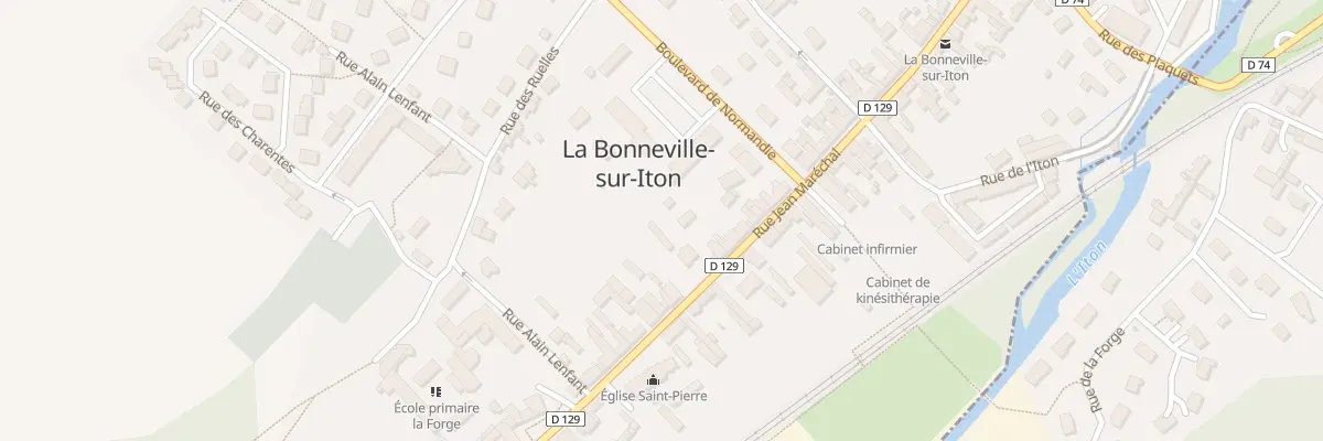 Plan du 40B Rue Jean Maréchal à La Bonneville-sur-Iton