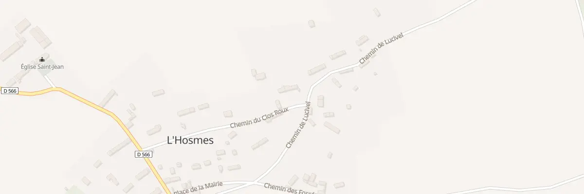 Plan du 5 Che de Lucivel à L’Hosmes