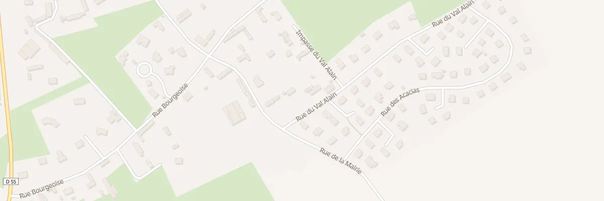 Plan du 33 Rue du Val Alain à Hautot-sur-Mer