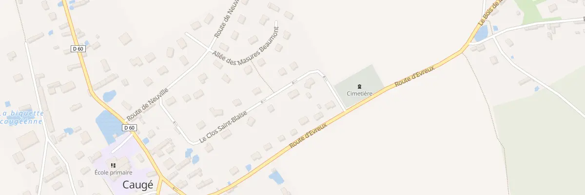 Plan du 3 Lot Le Clos Saint Blaise à Caugé