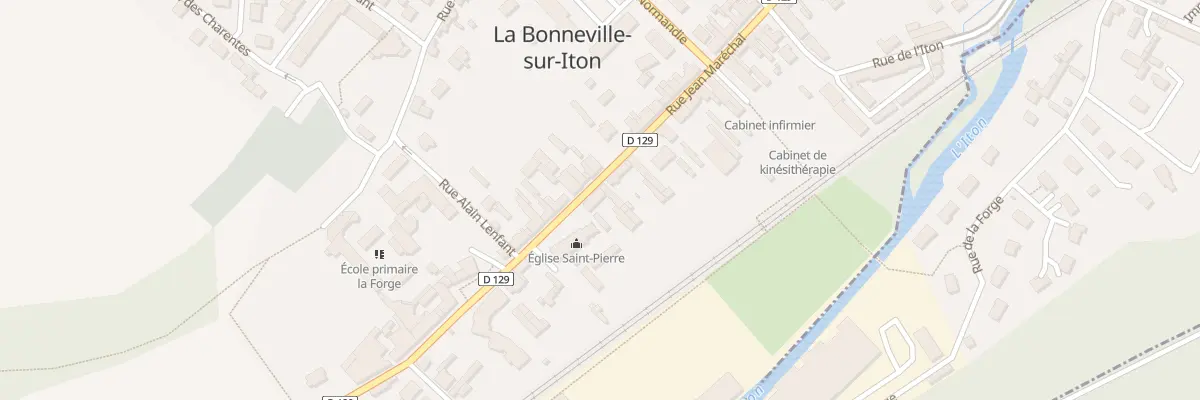 Plan du 23 Rue Jean Maréchal à La Bonneville-sur-Iton