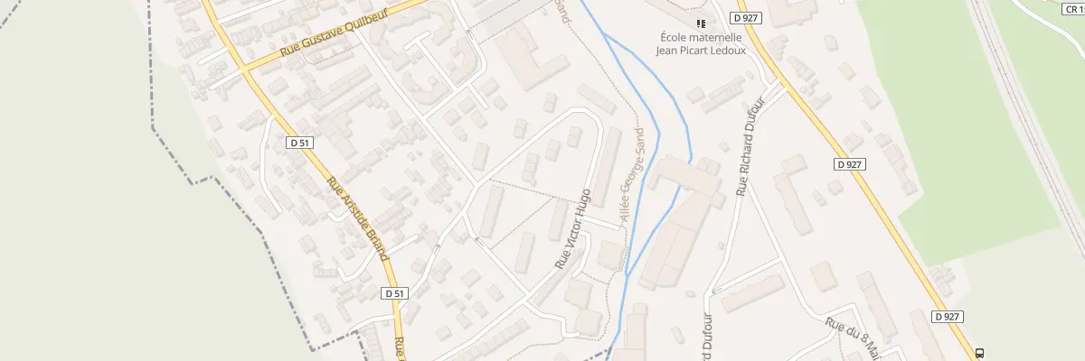 Plan du 6 Rue Victor Hugo au Houlme
