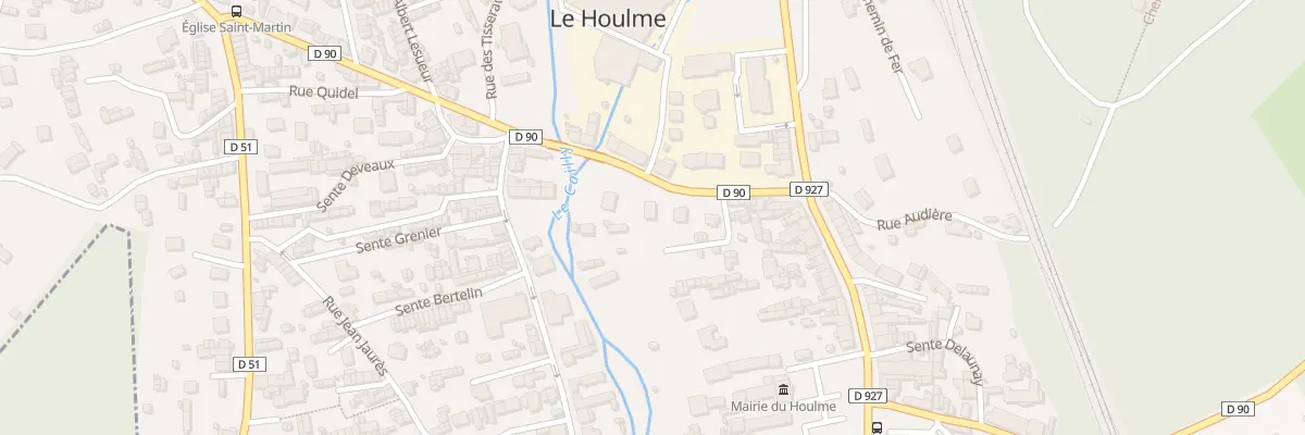 Plan du 17 Rue de la République au Houlme