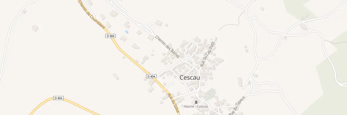 Plan du 2 Rue de la Magine à Cescau