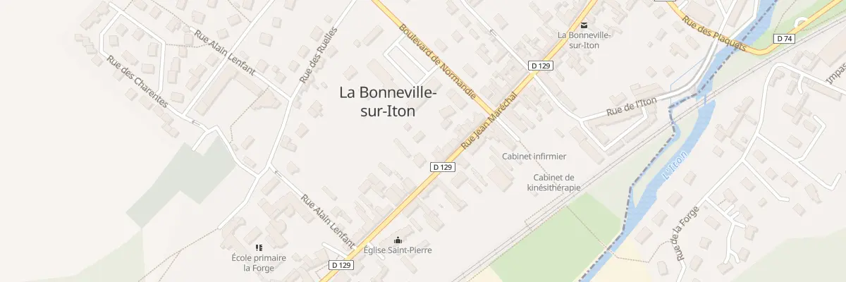 Plan du 42 Rue Jean Maréchal à La Bonneville-sur-Iton