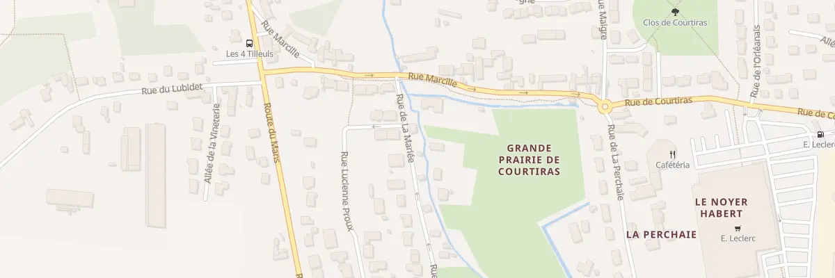 Plan du 23 Rue de la Mariee à Neung-sur-Beuvron