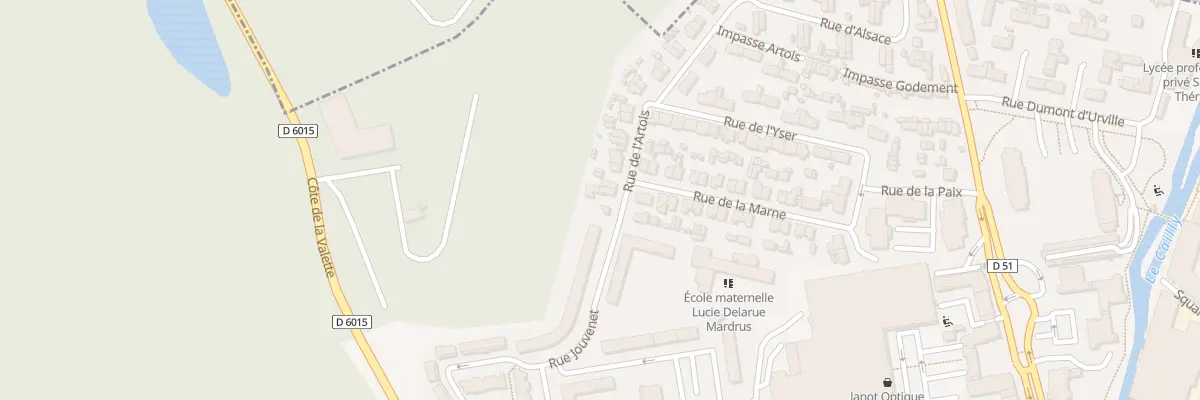 Plan du 3 Rue de l’Artois à Maromme