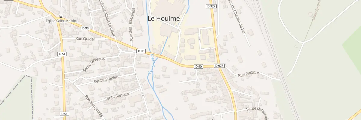 Plan du 2B Rue de la République au Houlme