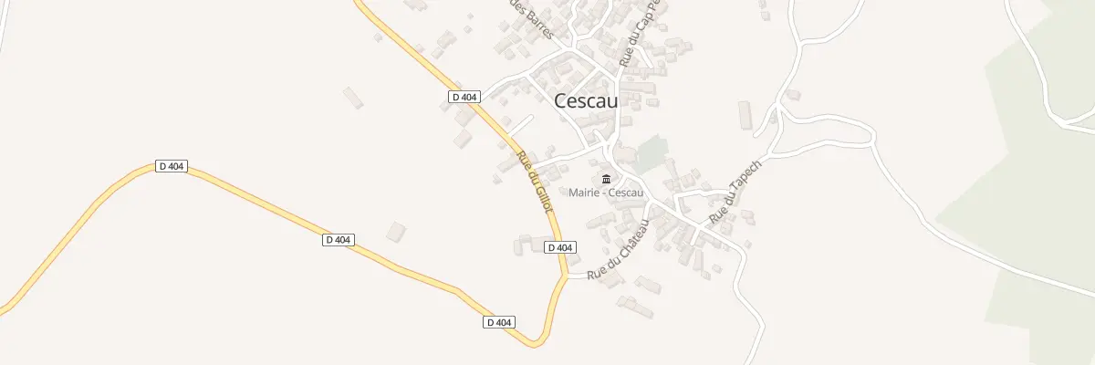 Plan du 63 Village à Cescau