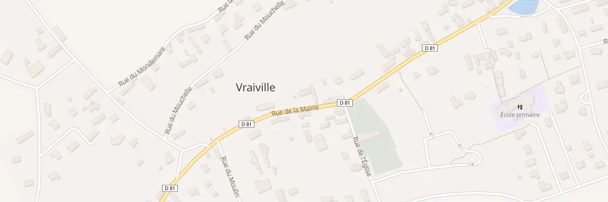 Plan du 8 Rue de la Mairie à Vraiville