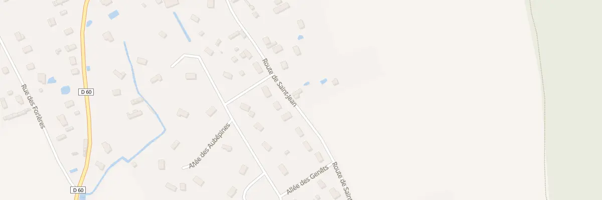 Plan du 35 Rte de Saint Jean à Caugé