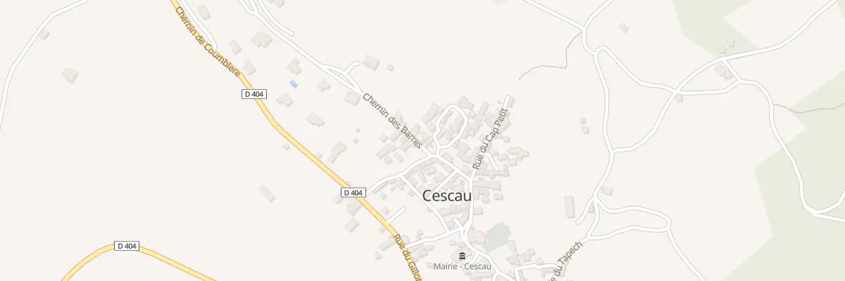Plan du 36 Village à Cescau
