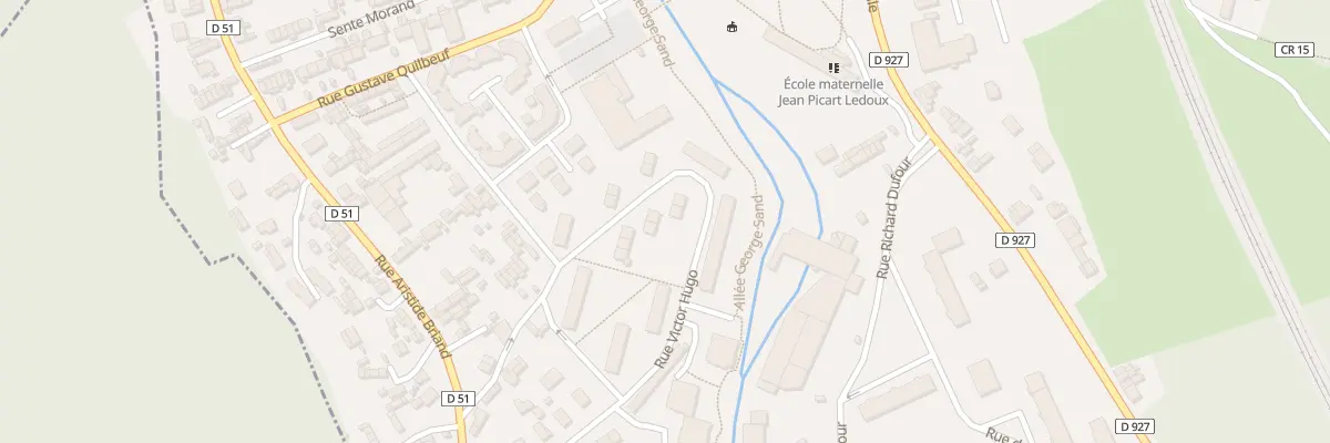 Plan du 14 Rue Victor Hugo au Houlme