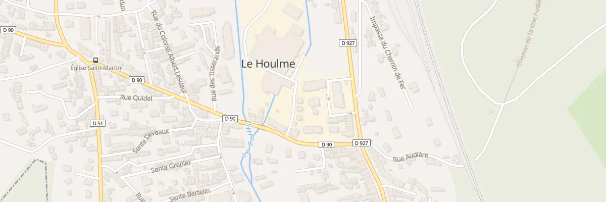 Plan du 155A Rue du Gen de Gaulle au Houlme