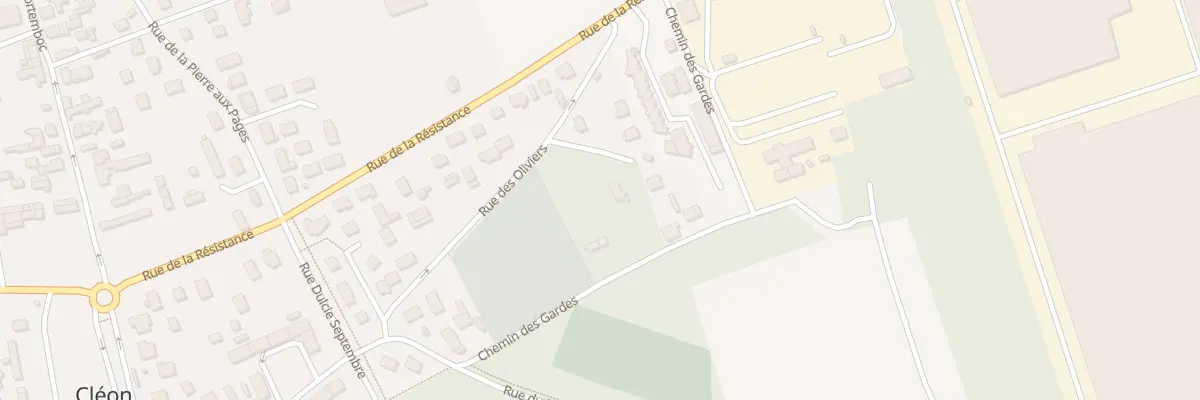Plan du 438 Rue des Oliviers à Cléon