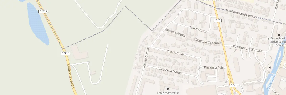 Plan du 17 Rue de l’Artois à Maromme
