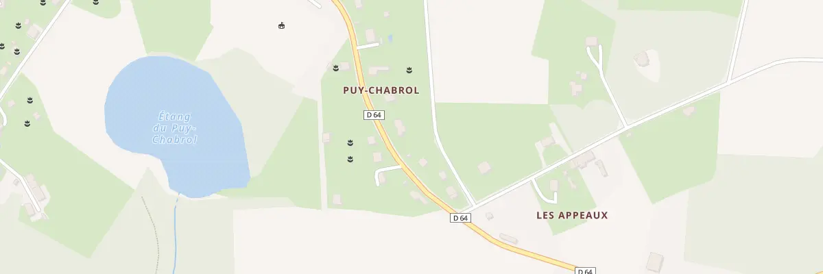 Plan du 61 Rte de St Nicolas à Bussière-Galant