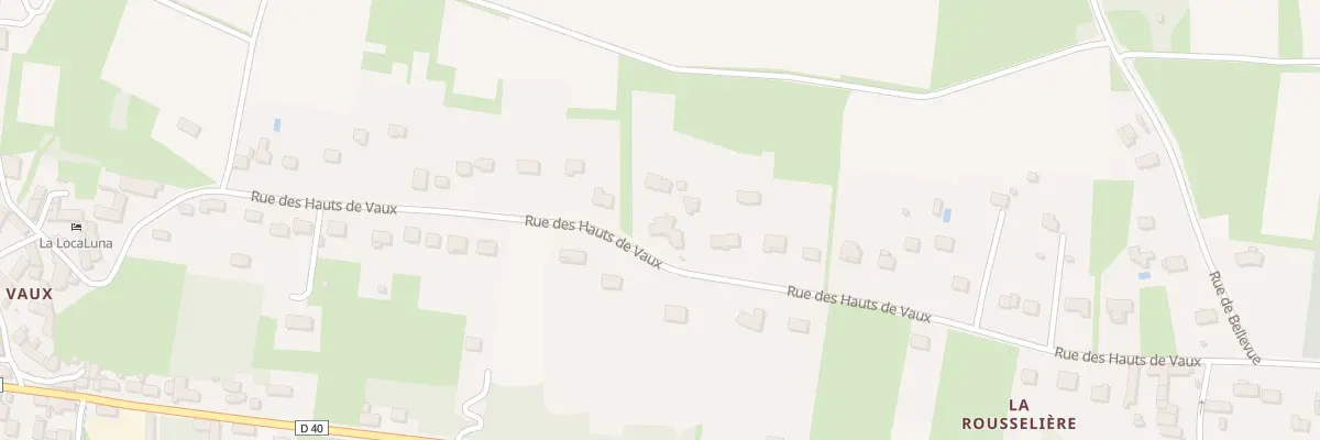 Plan du 446 Rue des Hauts de Vaux à Civray-de-Touraine