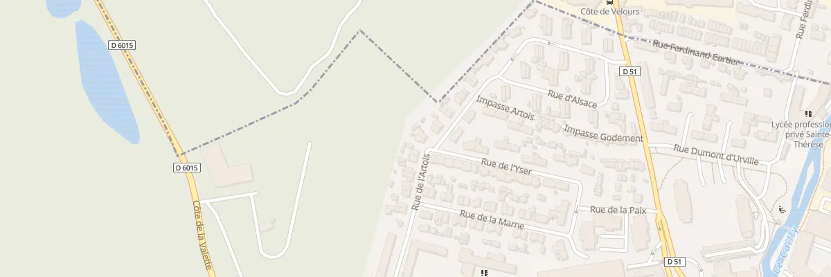 Plan du 19 Rue de l’Artois à Maromme