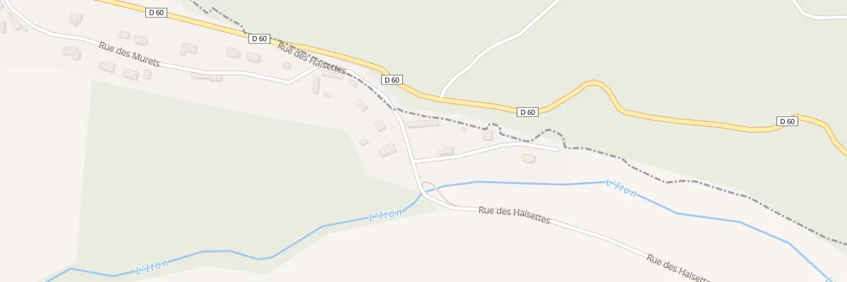 Plan du 1 Rue des Haisettes à Gaudreville-la-Rivière