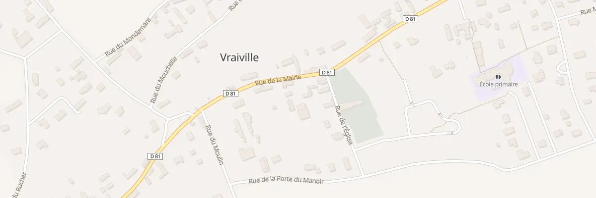 Plan du 7 Rue de la Mairie à Vraiville