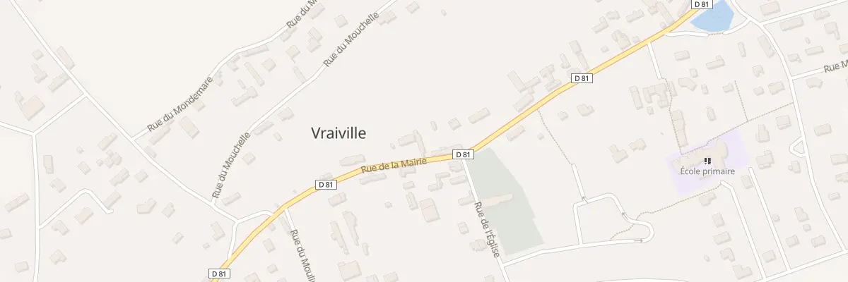 Plan du 10 Rue de la Mairie à Vraiville