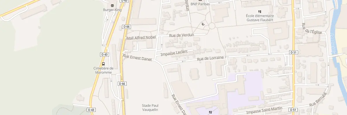 Plan du 66 Rue de Lorraine à Maromme