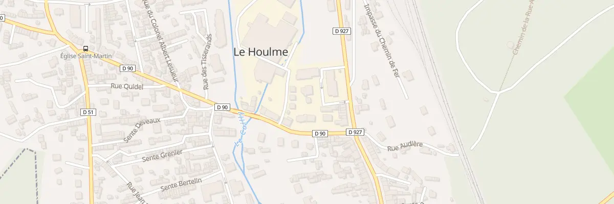 Plan du 155D Rue du Gen de Gaulle au Houlme