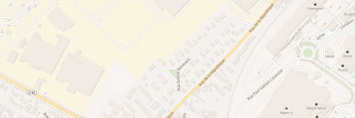 Plan du 22 Rue Isidore Bonavent au Grand-Quevilly