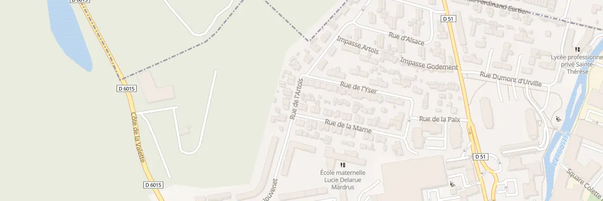Plan du 28 Rue de la Marne à Maromme