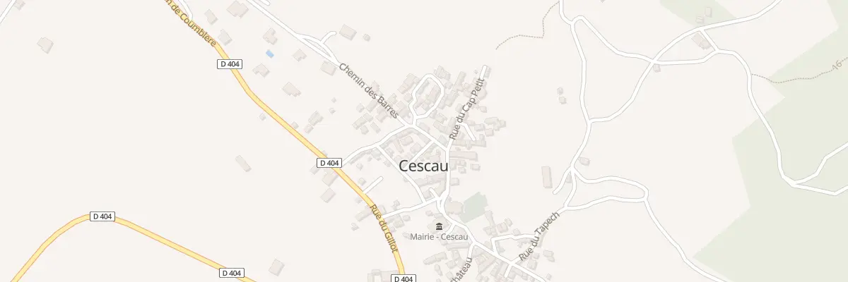 Plan du 54 Village à Cescau