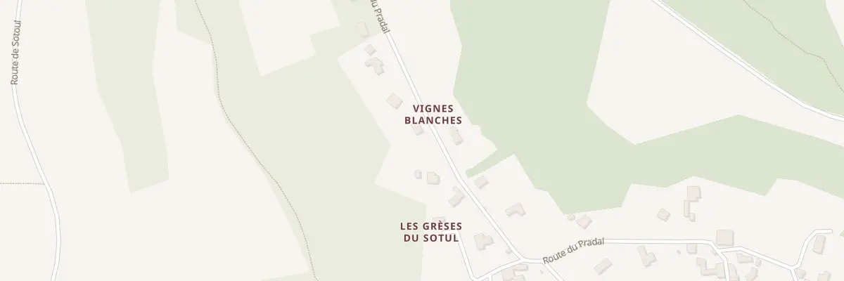 Plan du 21 Rte du Pradal à Soturac