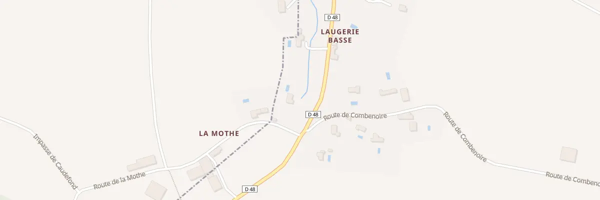 Plan du 48A La Mothe à Berbiguières