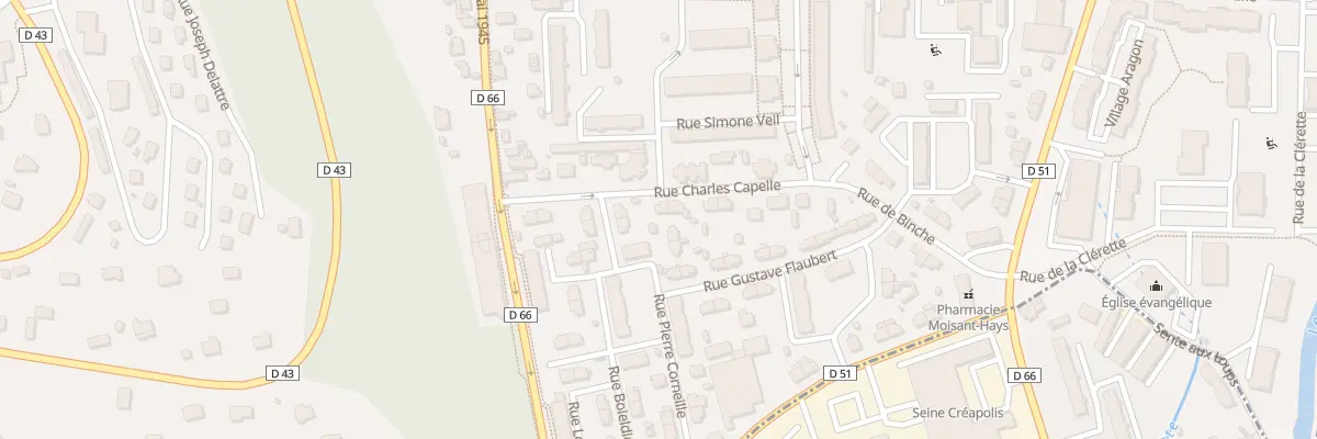 Plan du 9 Rue Charles Capelle à Maromme
