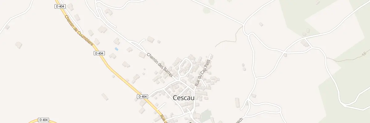 Plan du 24 Village à Cescau