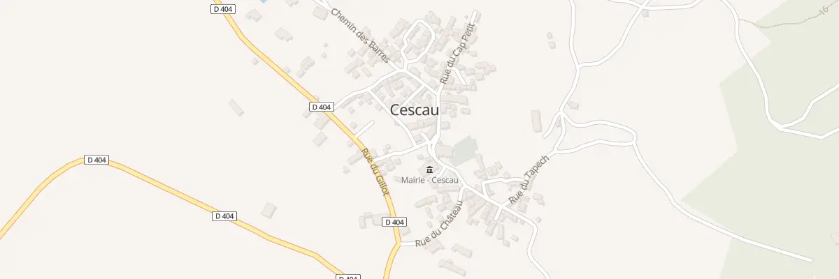 Plan du 61 Village à Cescau