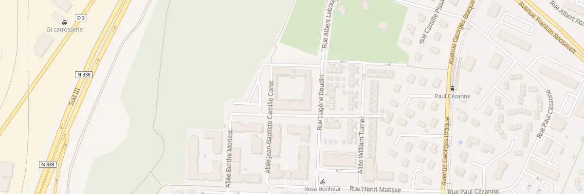 Plan du 5 Rue Eugène Boudin au Grand-Quevilly