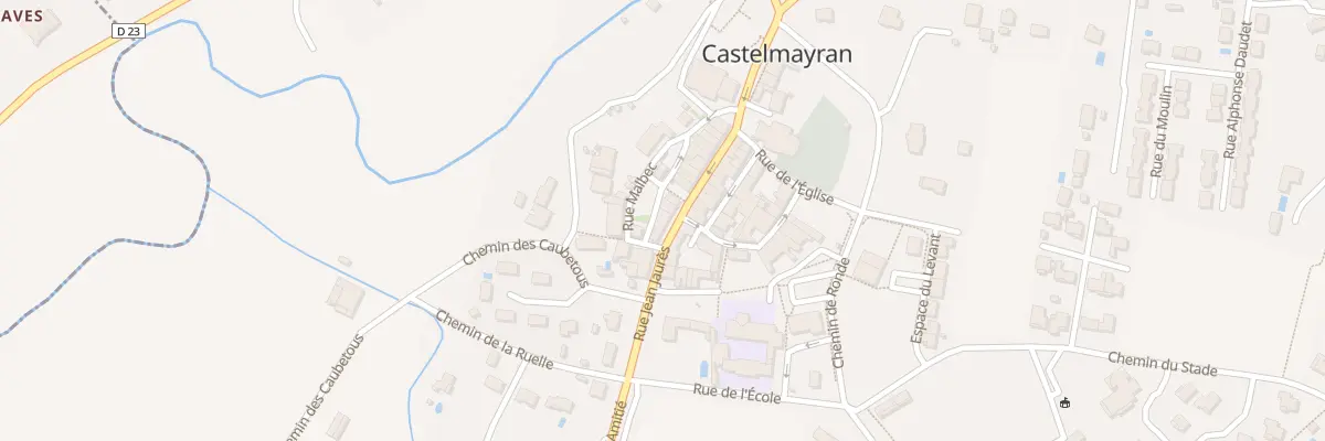 Plan du 26 Rue Jean Jaurès à Castelmayran