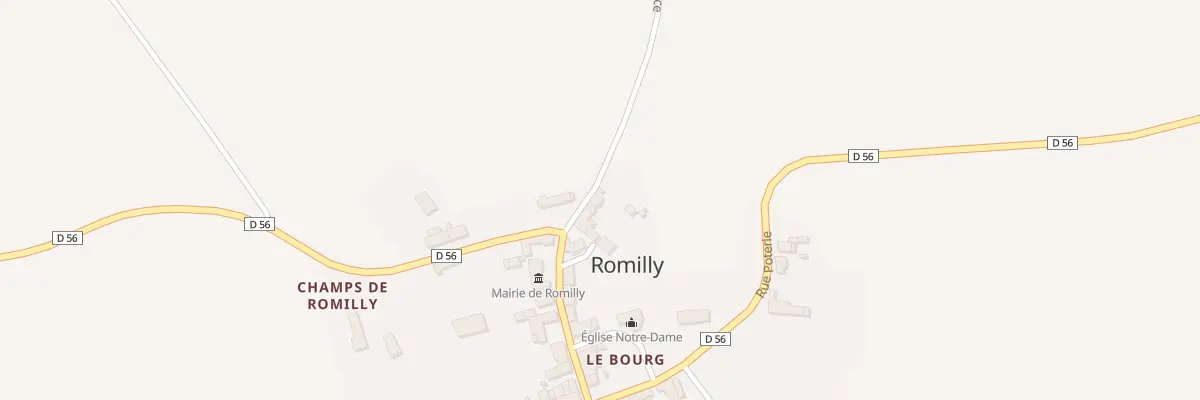 Plan du 21 Rue du Commerce à Romilly