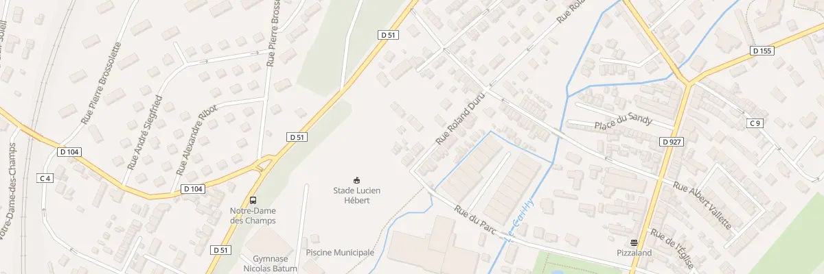 Plan du 24 Rue Roland Duru à Malaunay