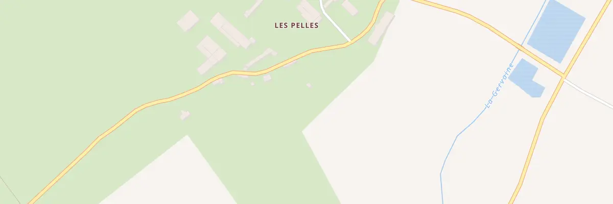 Plan du 10 Les Pelles à La Saucelle